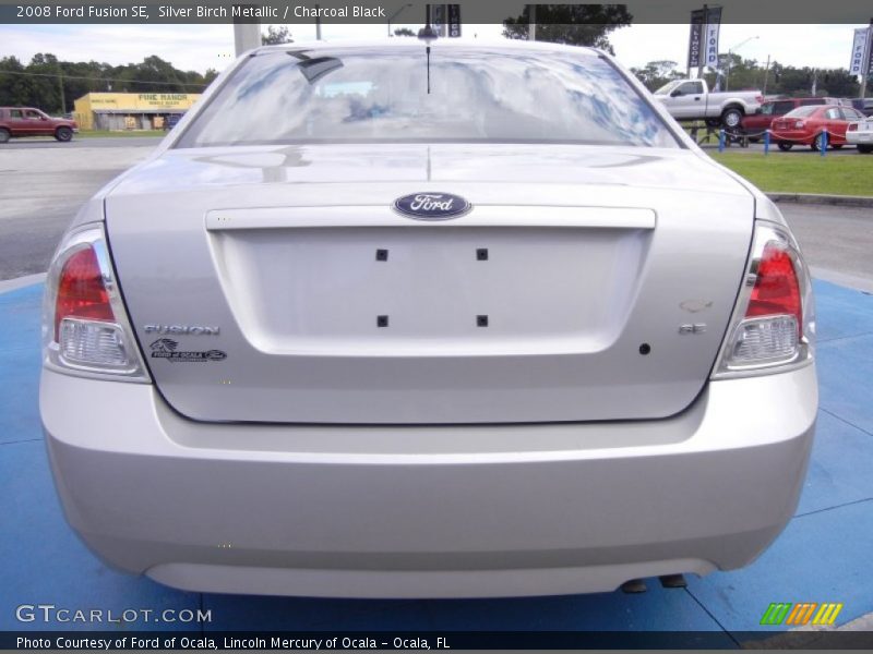 Silver Birch Metallic / Charcoal Black 2008 Ford Fusion SE