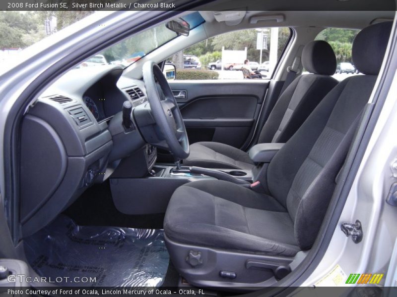 Silver Birch Metallic / Charcoal Black 2008 Ford Fusion SE