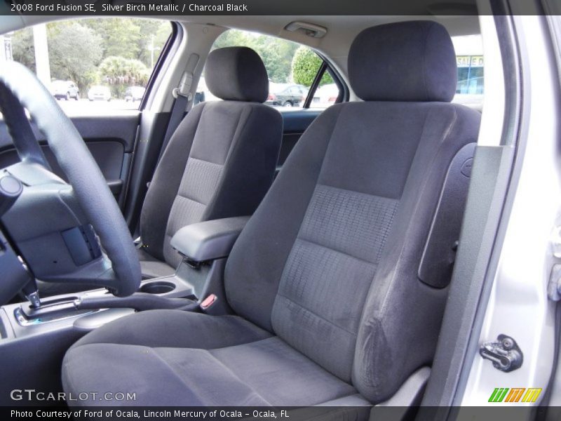 Silver Birch Metallic / Charcoal Black 2008 Ford Fusion SE