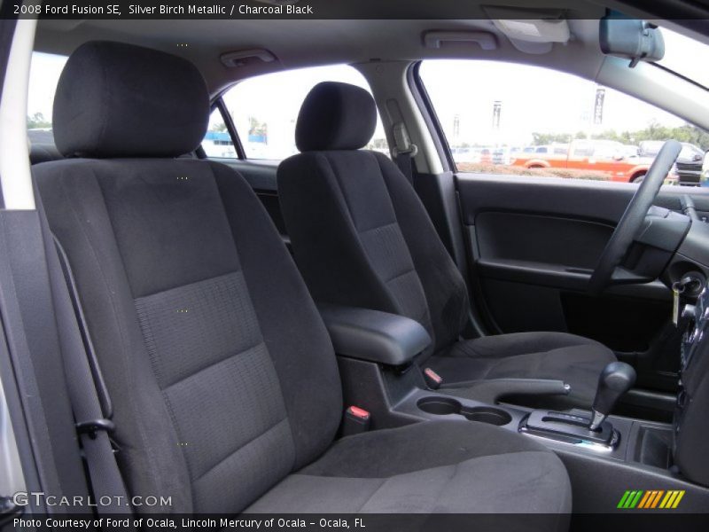 Silver Birch Metallic / Charcoal Black 2008 Ford Fusion SE