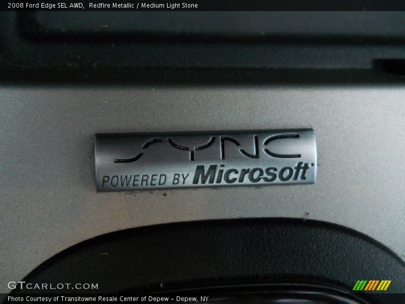 Redfire Metallic / Medium Light Stone 2008 Ford Edge SEL AWD
