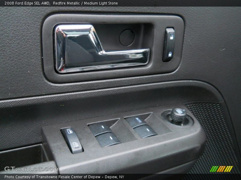 Redfire Metallic / Medium Light Stone 2008 Ford Edge SEL AWD