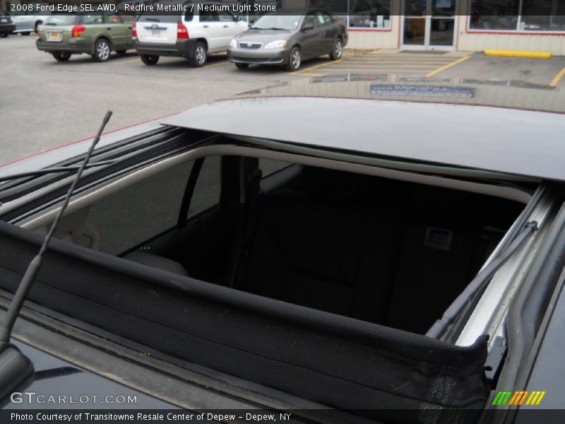 Redfire Metallic / Medium Light Stone 2008 Ford Edge SEL AWD
