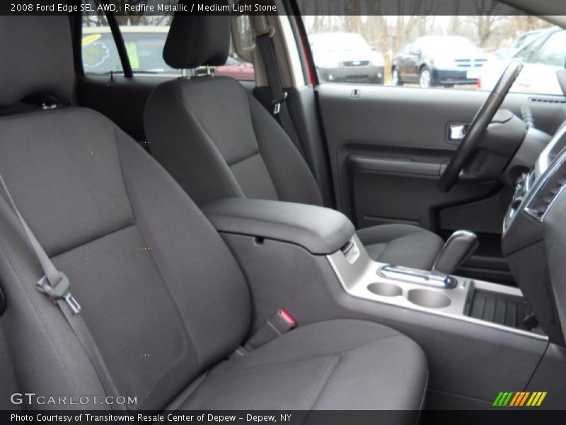 Redfire Metallic / Medium Light Stone 2008 Ford Edge SEL AWD