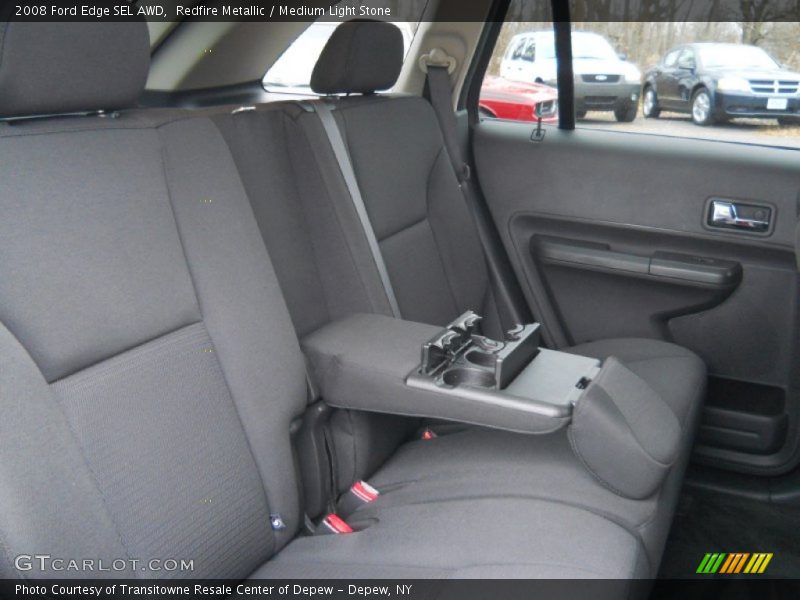 Redfire Metallic / Medium Light Stone 2008 Ford Edge SEL AWD