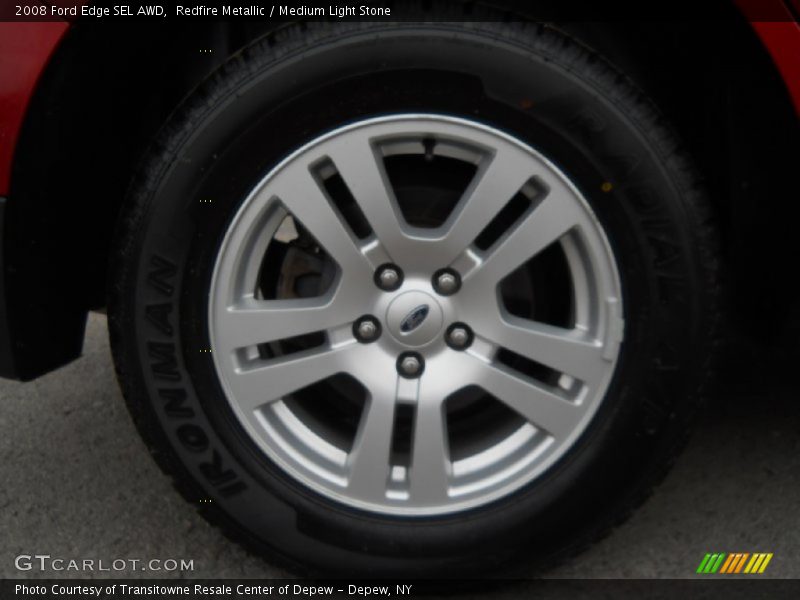 Redfire Metallic / Medium Light Stone 2008 Ford Edge SEL AWD