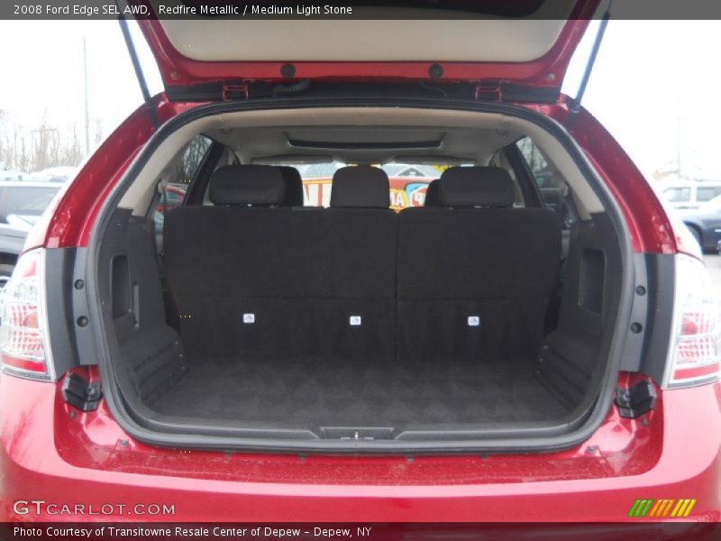 Redfire Metallic / Medium Light Stone 2008 Ford Edge SEL AWD