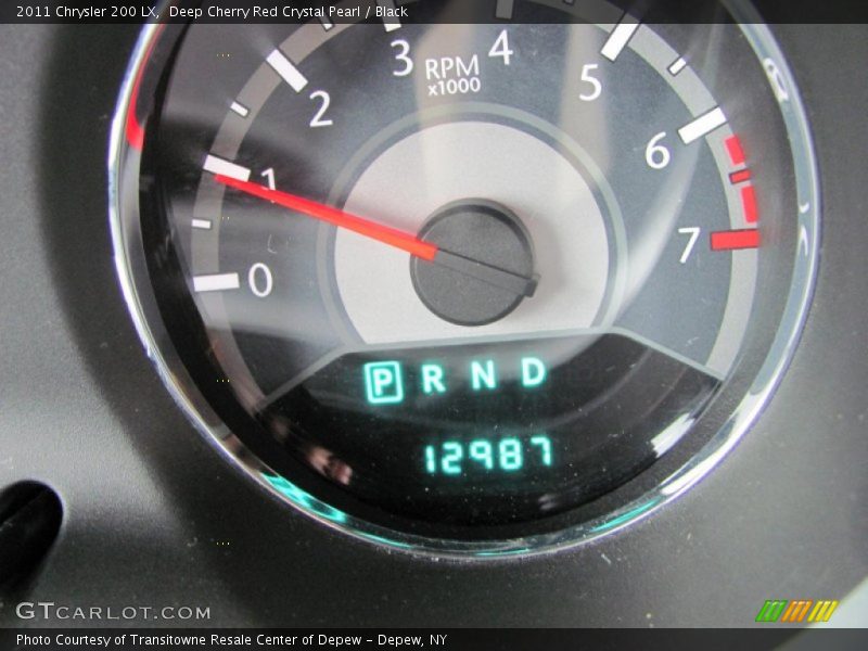 Deep Cherry Red Crystal Pearl / Black 2011 Chrysler 200 LX