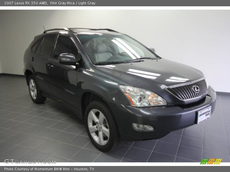 Flint Gray Mica / Light Gray 2007 Lexus RX 350 AWD