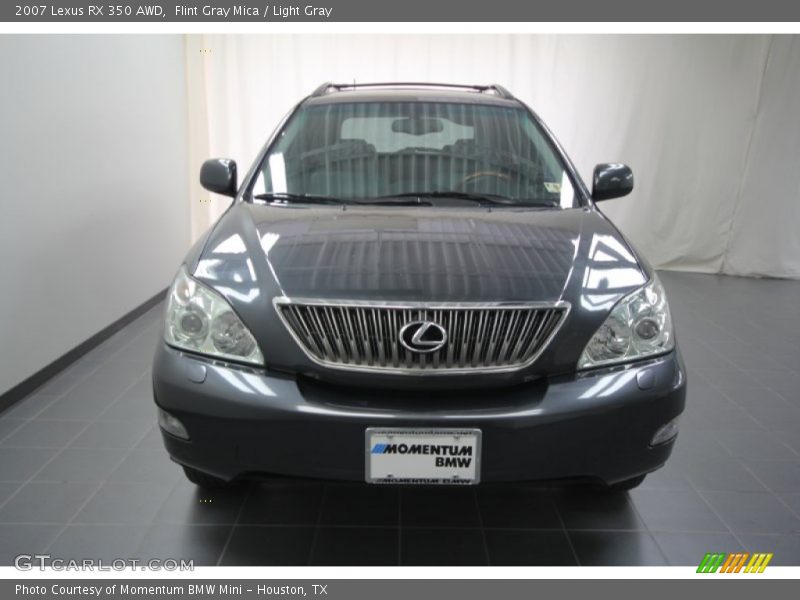 Flint Gray Mica / Light Gray 2007 Lexus RX 350 AWD