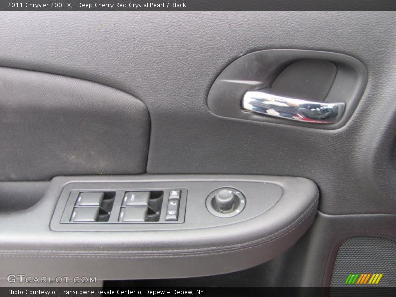 Deep Cherry Red Crystal Pearl / Black 2011 Chrysler 200 LX