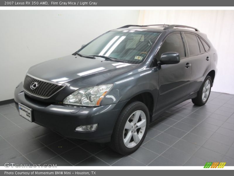 Flint Gray Mica / Light Gray 2007 Lexus RX 350 AWD