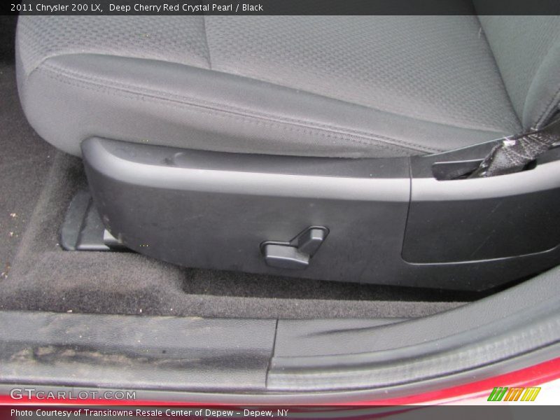 Deep Cherry Red Crystal Pearl / Black 2011 Chrysler 200 LX