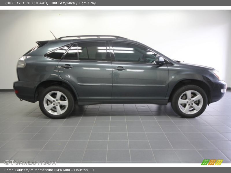 Flint Gray Mica / Light Gray 2007 Lexus RX 350 AWD