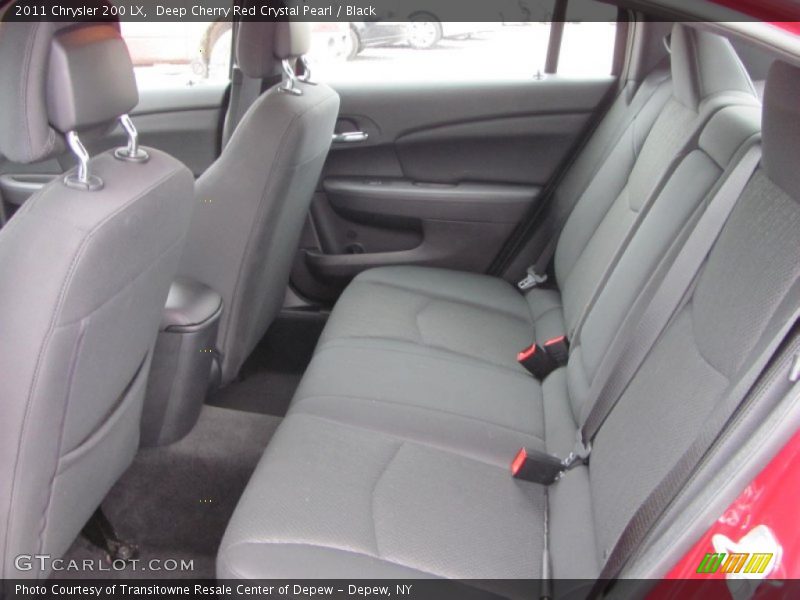 Deep Cherry Red Crystal Pearl / Black 2011 Chrysler 200 LX