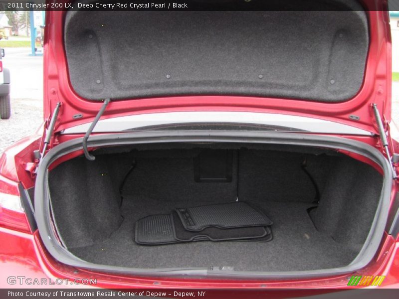 Deep Cherry Red Crystal Pearl / Black 2011 Chrysler 200 LX