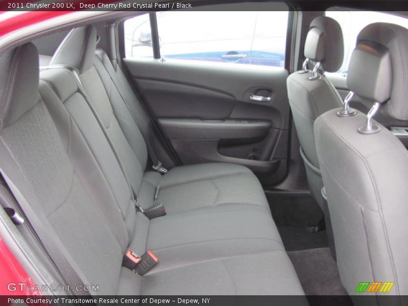 Deep Cherry Red Crystal Pearl / Black 2011 Chrysler 200 LX