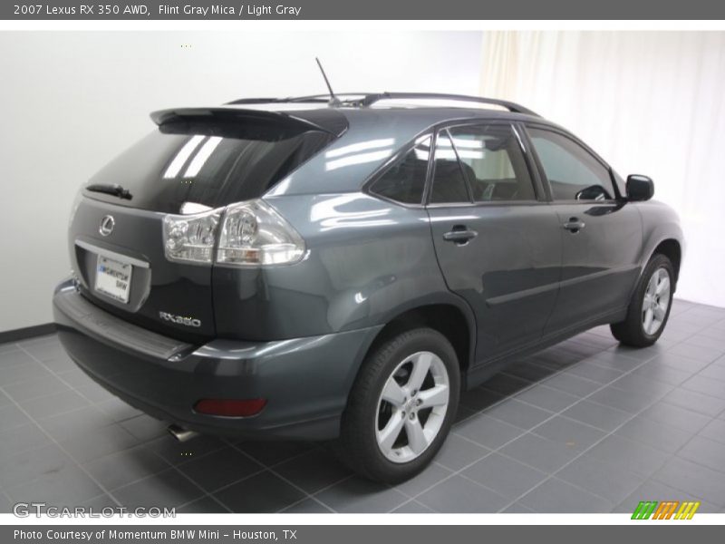 Flint Gray Mica / Light Gray 2007 Lexus RX 350 AWD