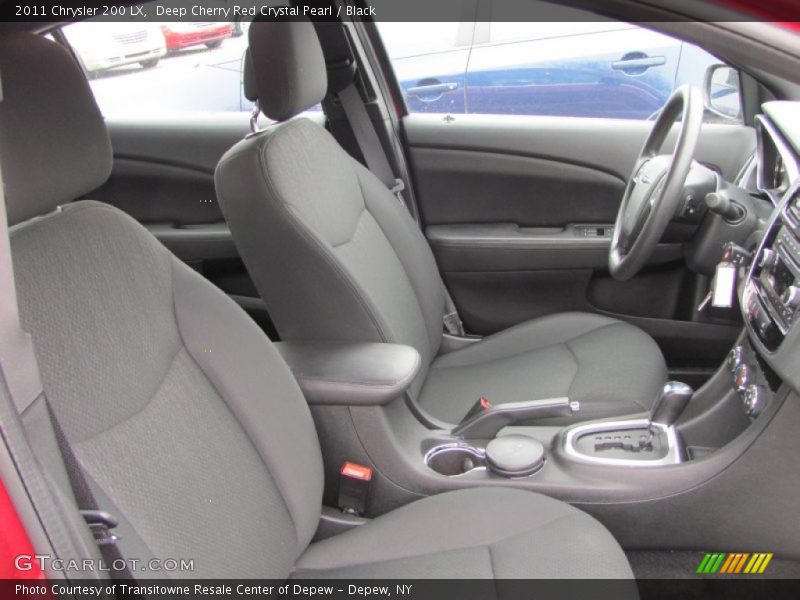 Deep Cherry Red Crystal Pearl / Black 2011 Chrysler 200 LX