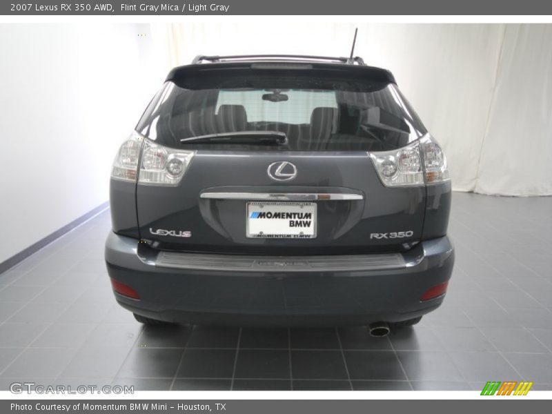 Flint Gray Mica / Light Gray 2007 Lexus RX 350 AWD