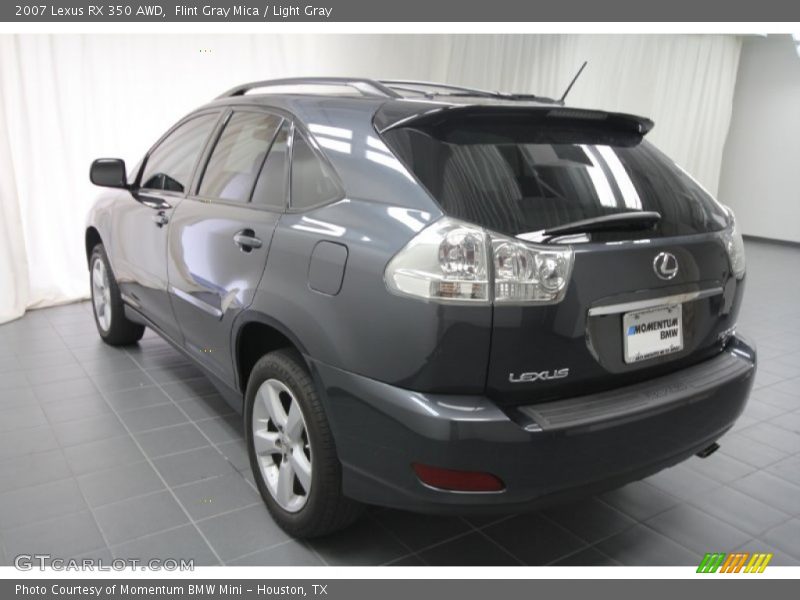 Flint Gray Mica / Light Gray 2007 Lexus RX 350 AWD