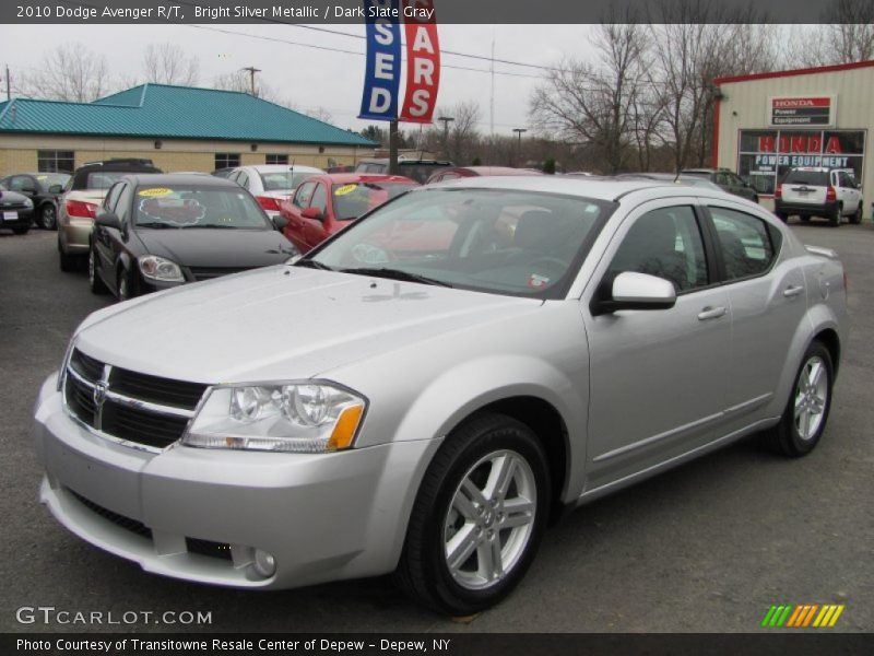Bright Silver Metallic / Dark Slate Gray 2010 Dodge Avenger R/T