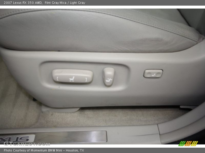 Flint Gray Mica / Light Gray 2007 Lexus RX 350 AWD