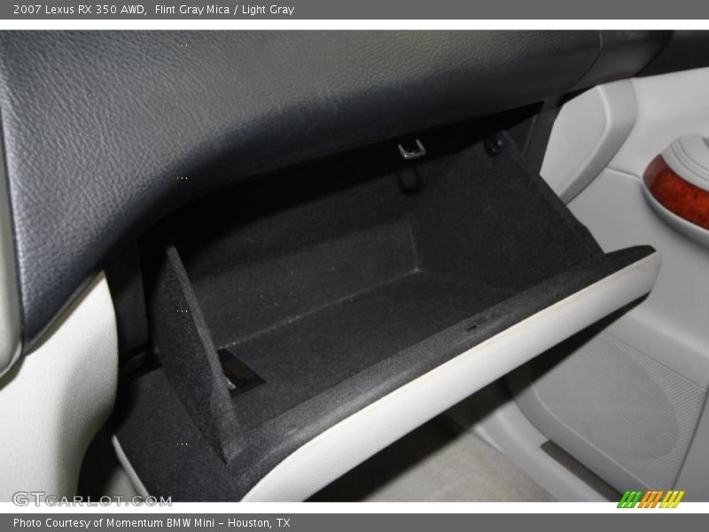 Flint Gray Mica / Light Gray 2007 Lexus RX 350 AWD