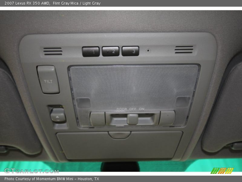 Flint Gray Mica / Light Gray 2007 Lexus RX 350 AWD