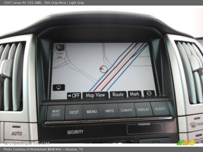 Flint Gray Mica / Light Gray 2007 Lexus RX 350 AWD