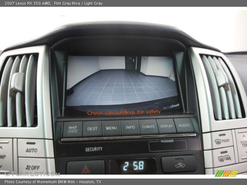 Flint Gray Mica / Light Gray 2007 Lexus RX 350 AWD