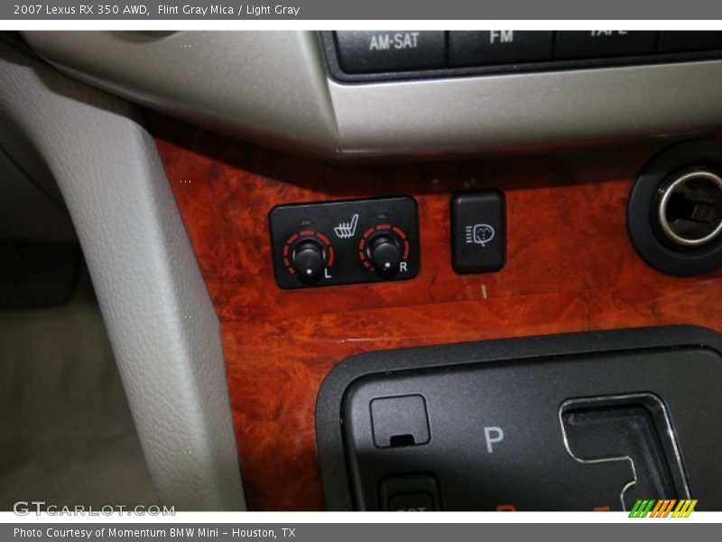 Flint Gray Mica / Light Gray 2007 Lexus RX 350 AWD