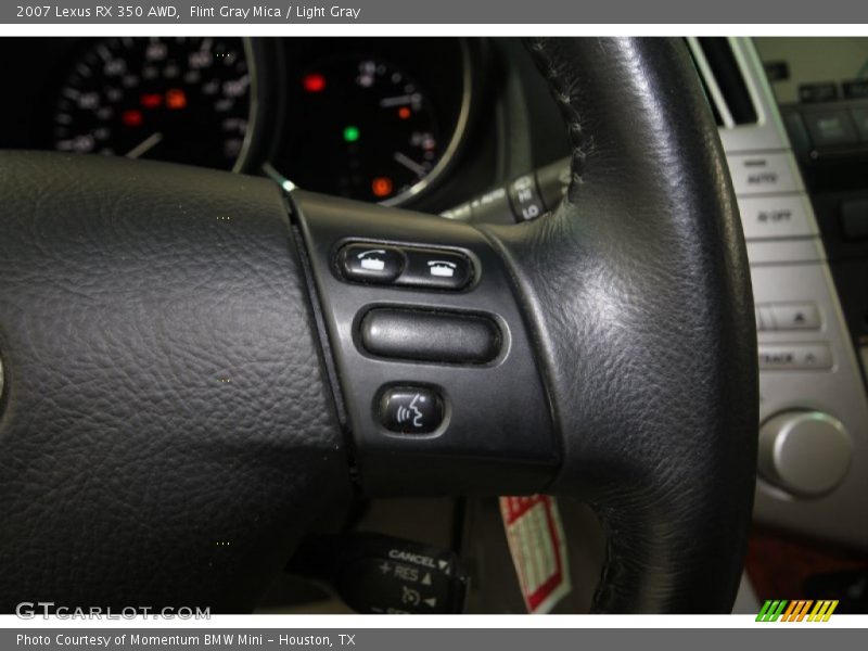 Flint Gray Mica / Light Gray 2007 Lexus RX 350 AWD