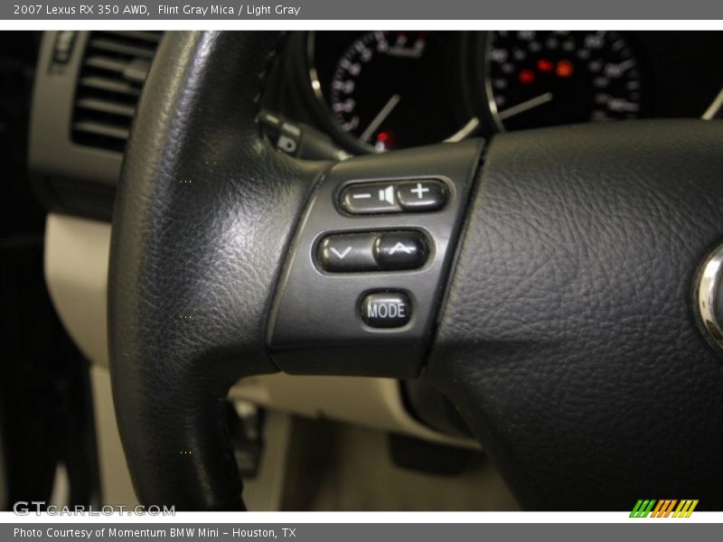 Flint Gray Mica / Light Gray 2007 Lexus RX 350 AWD