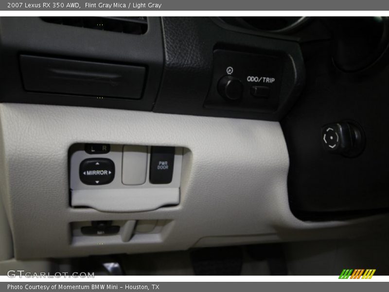 Flint Gray Mica / Light Gray 2007 Lexus RX 350 AWD