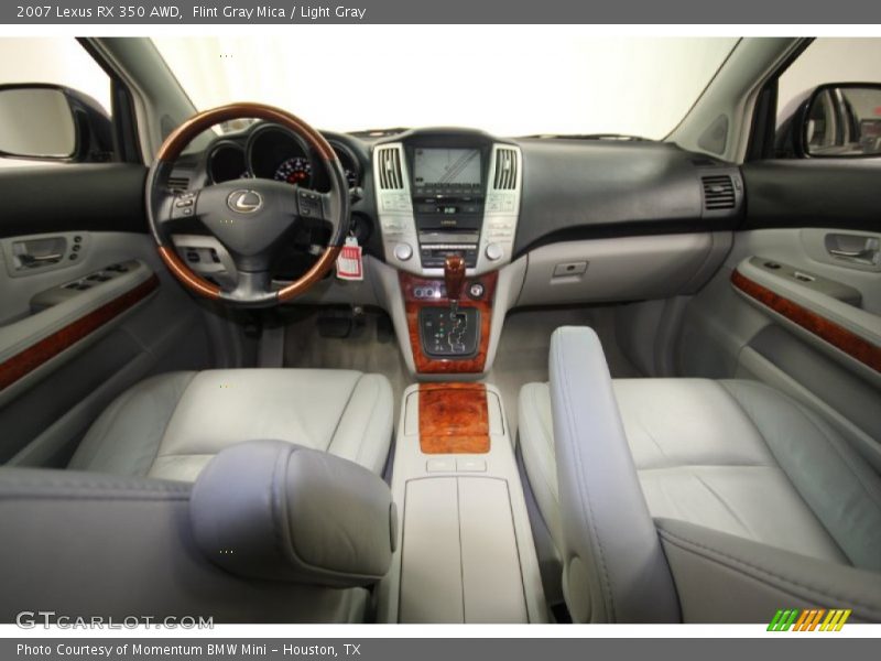 Flint Gray Mica / Light Gray 2007 Lexus RX 350 AWD