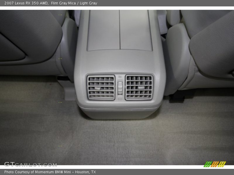 Flint Gray Mica / Light Gray 2007 Lexus RX 350 AWD