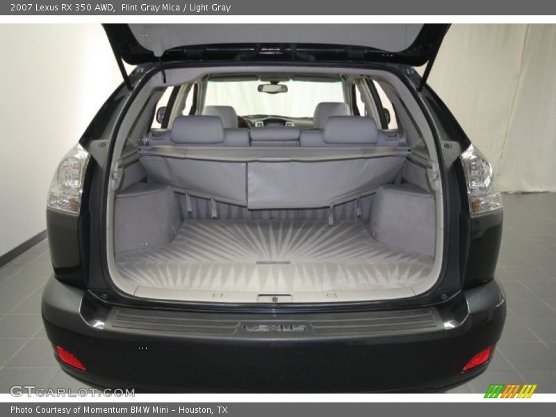 Flint Gray Mica / Light Gray 2007 Lexus RX 350 AWD