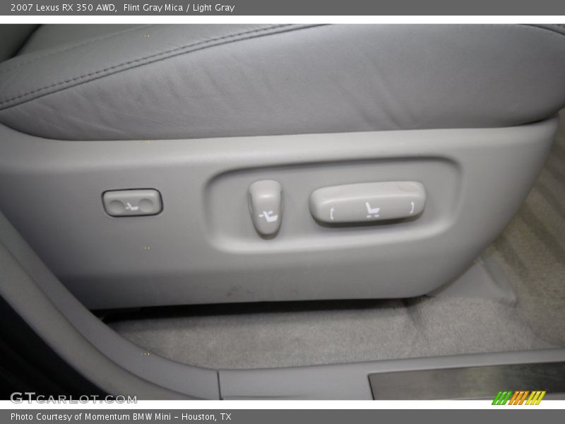 Flint Gray Mica / Light Gray 2007 Lexus RX 350 AWD