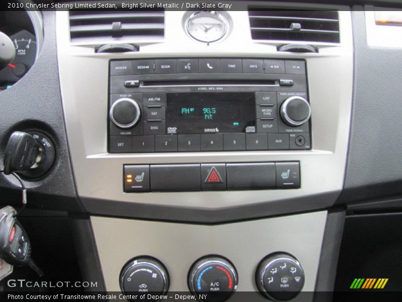 Bright Silver Metallic / Dark Slate Gray 2010 Chrysler Sebring Limited Sedan