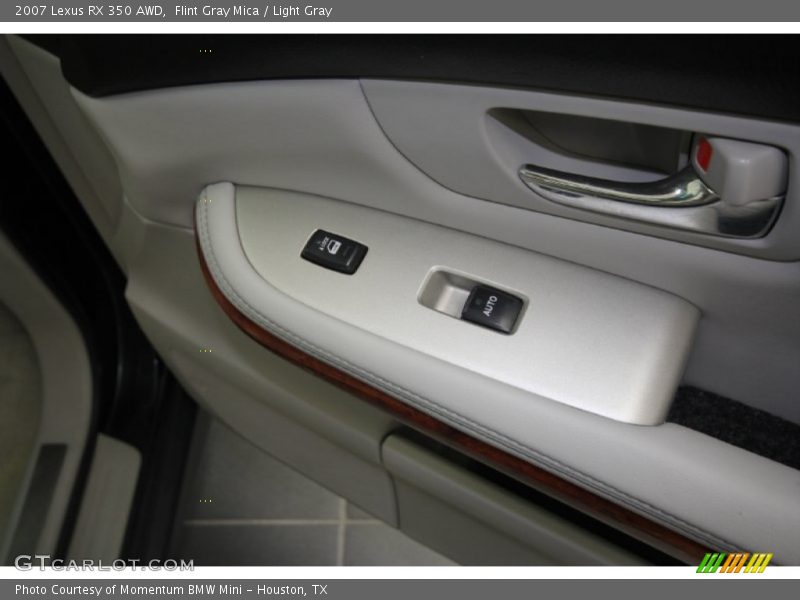 Flint Gray Mica / Light Gray 2007 Lexus RX 350 AWD