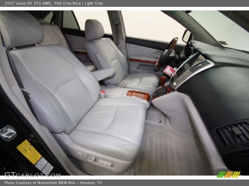Flint Gray Mica / Light Gray 2007 Lexus RX 350 AWD