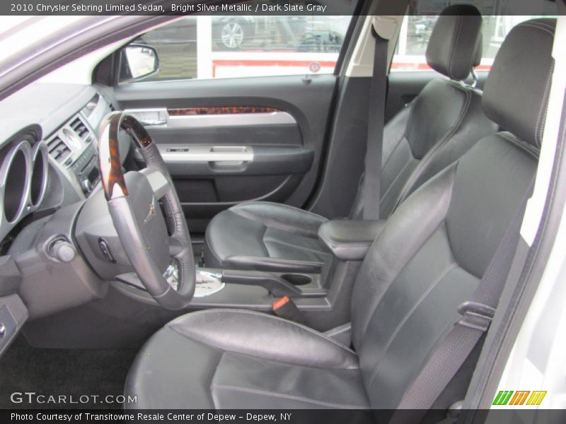 Bright Silver Metallic / Dark Slate Gray 2010 Chrysler Sebring Limited Sedan