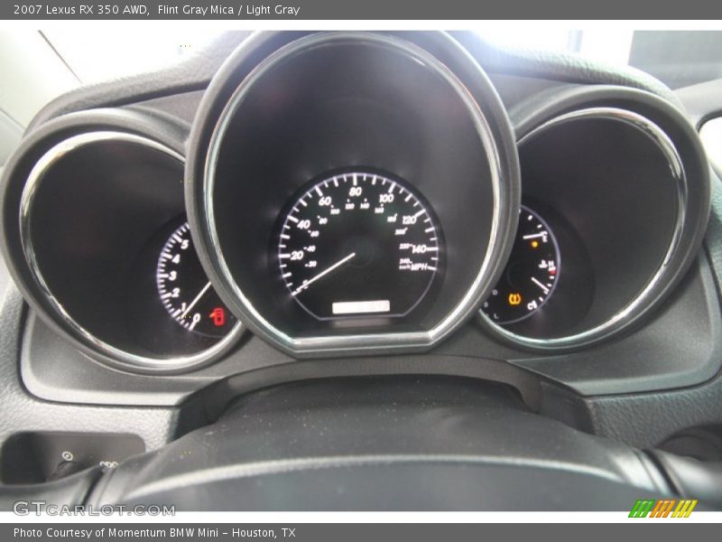 Flint Gray Mica / Light Gray 2007 Lexus RX 350 AWD