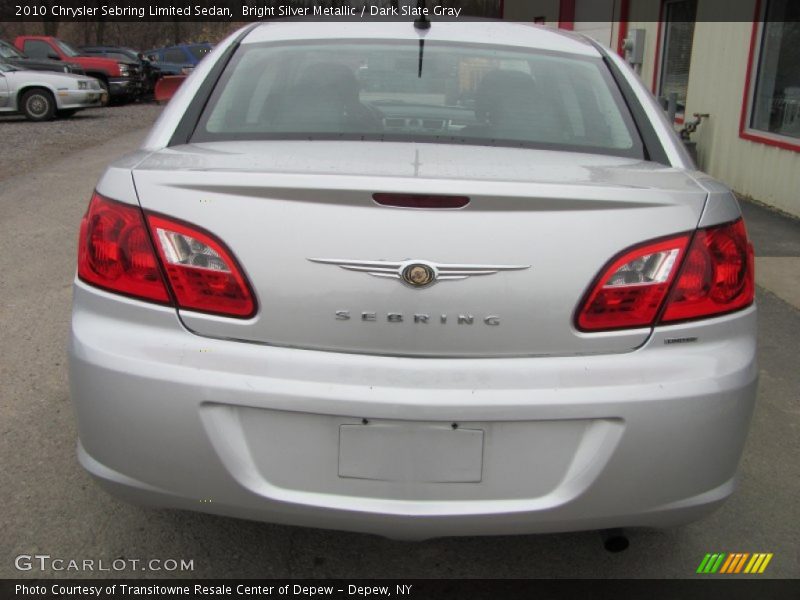 Bright Silver Metallic / Dark Slate Gray 2010 Chrysler Sebring Limited Sedan
