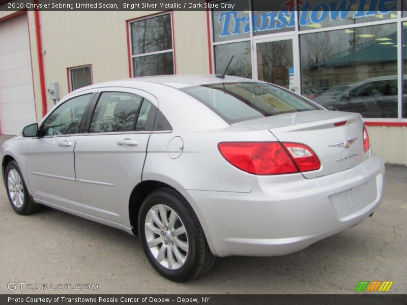 Bright Silver Metallic / Dark Slate Gray 2010 Chrysler Sebring Limited Sedan