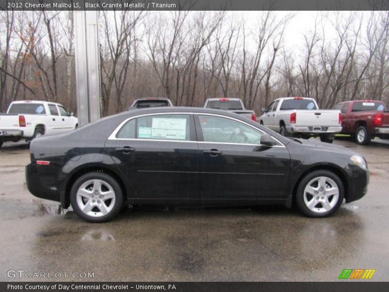 Black Granite Metallic / Titanium 2012 Chevrolet Malibu LS