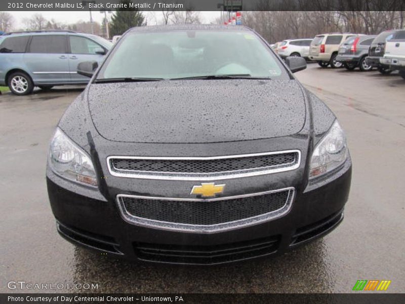 Black Granite Metallic / Titanium 2012 Chevrolet Malibu LS