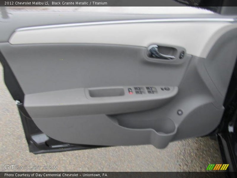 Black Granite Metallic / Titanium 2012 Chevrolet Malibu LS