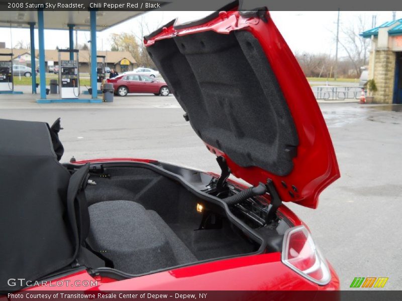 Chili Pepper Red / Black 2008 Saturn Sky Roadster